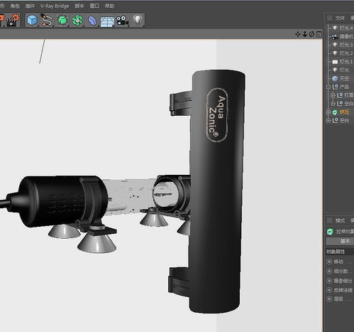 c4d电子产品建模渲染效果图