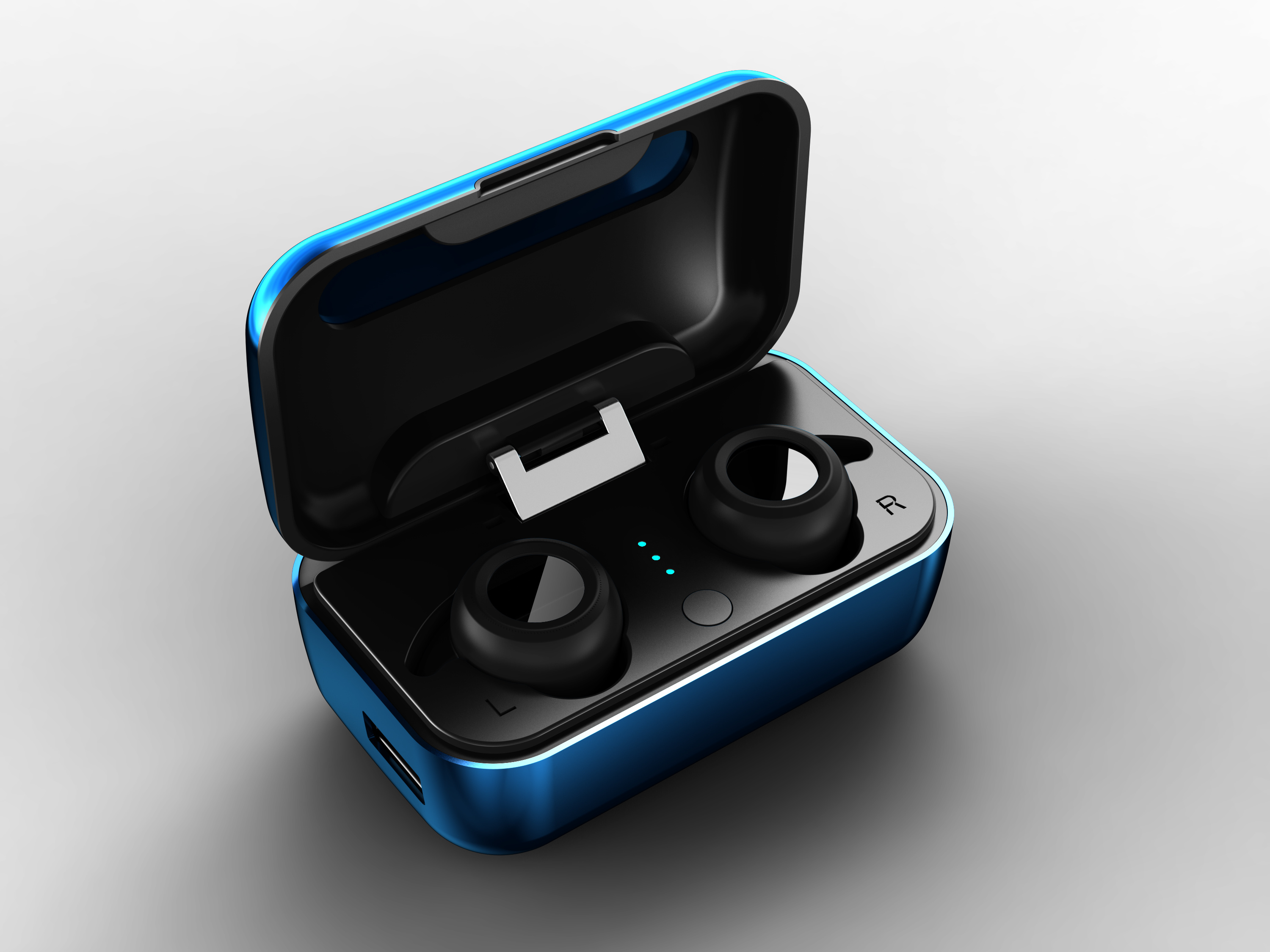 蓝牙耳机 渲染详情|工业/产品|电子产品|ID设计师产品渲染 