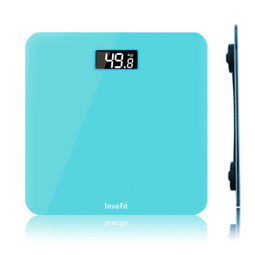 lovefit电子体重秤 蓝色健康秤 厨房秤产品图片1